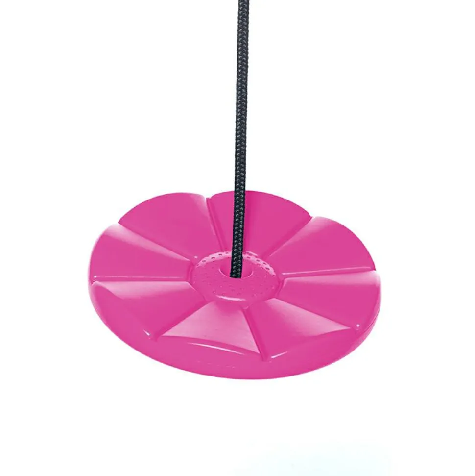 Tallerkengynge Ø28 cm - Pink (sort reb)