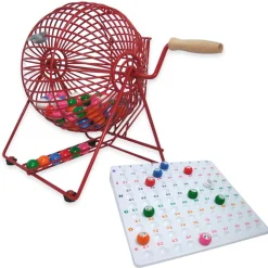 Tallotteri med tromle, inkl. 90 kugler