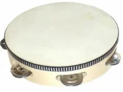Tamburin m. skind 15cm