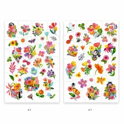 Tatoveringer - Farvestrålende blomster