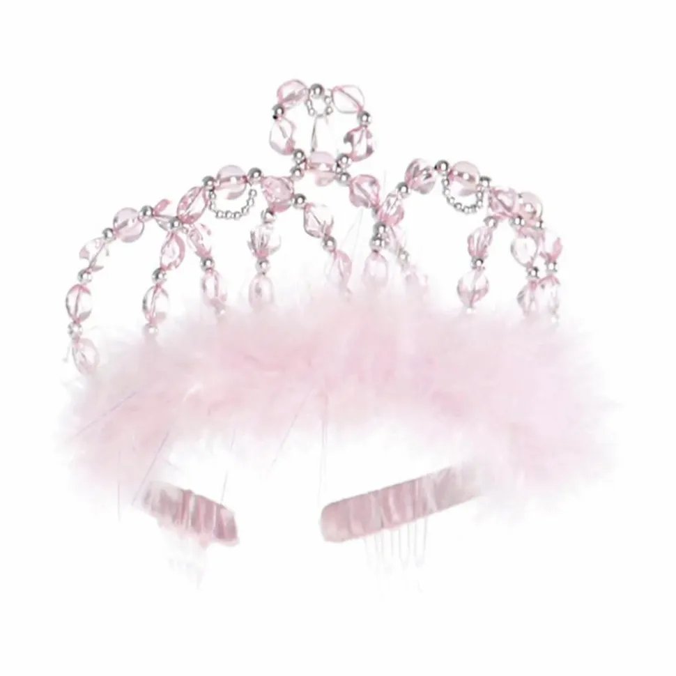 Tiara - Pink og sølv