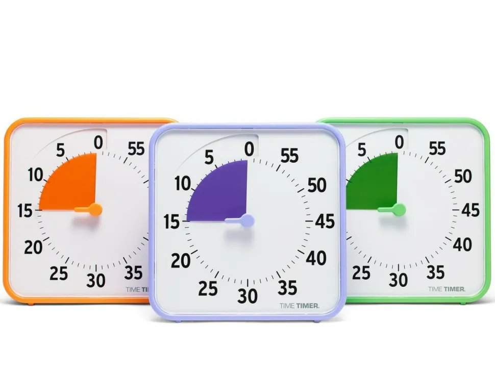 Time Timer - Klassesæt m. 3 stk