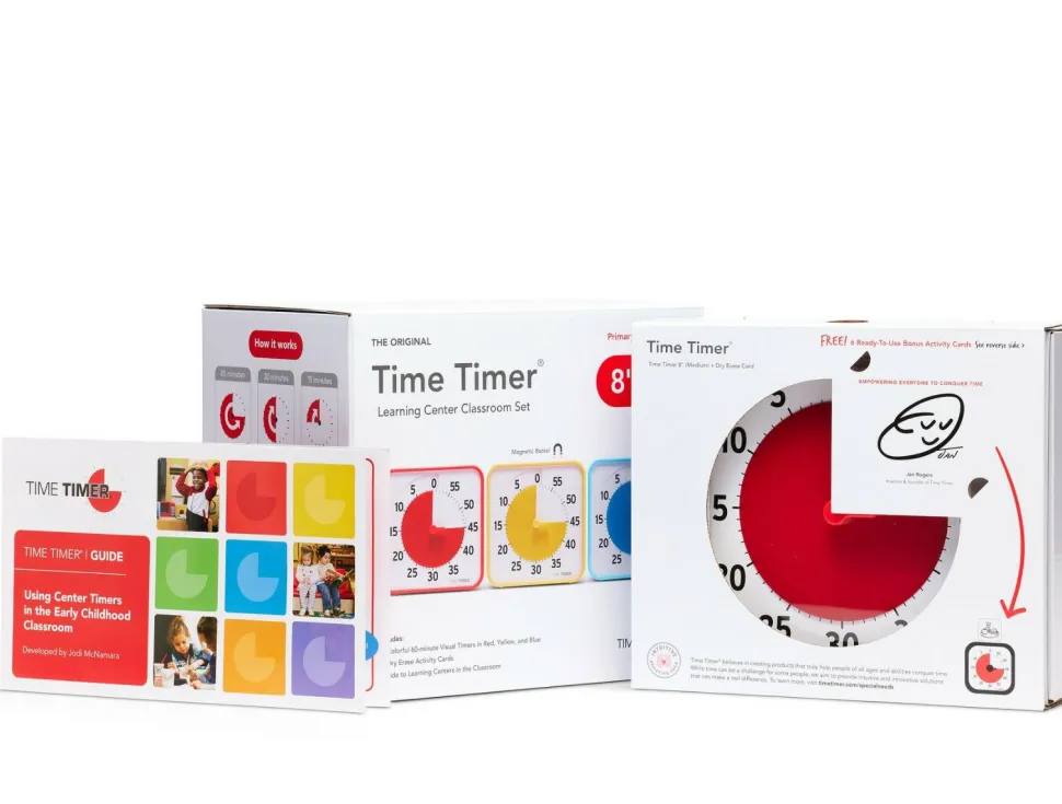 Time Timer - Klassesæt m. 3 stk