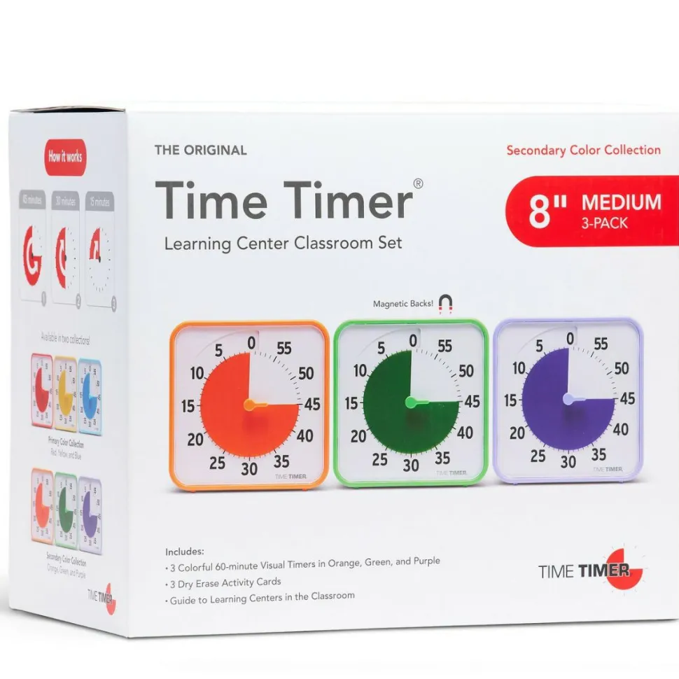 Time Timer - Klassesæt m. 3 stk
