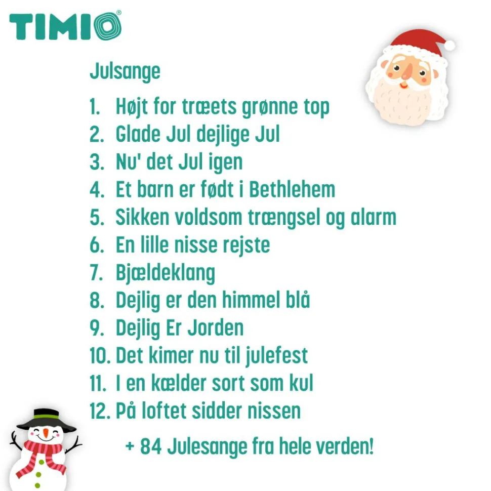 TIMIO tilbehør - Disc m. julesange