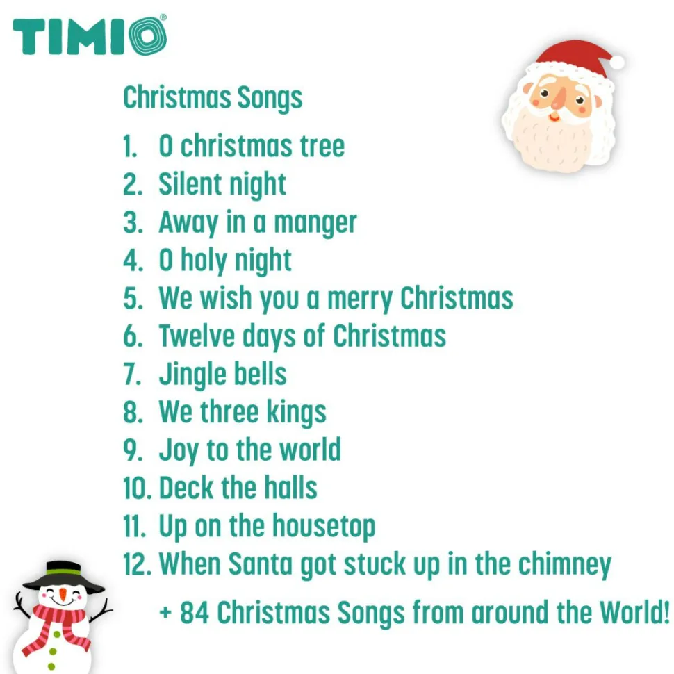 TIMIO tilbehør - Disc m. julesange