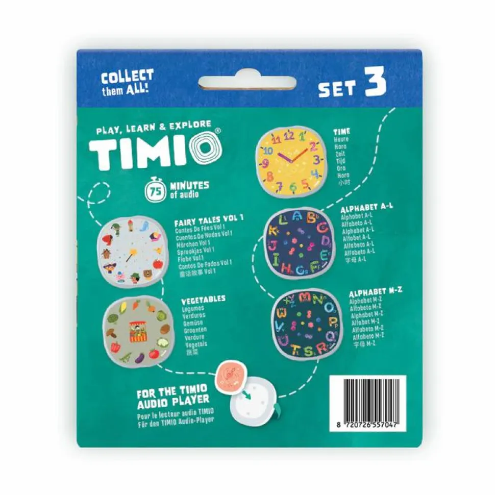 TIMIO tilbehør - Disc sæt 3