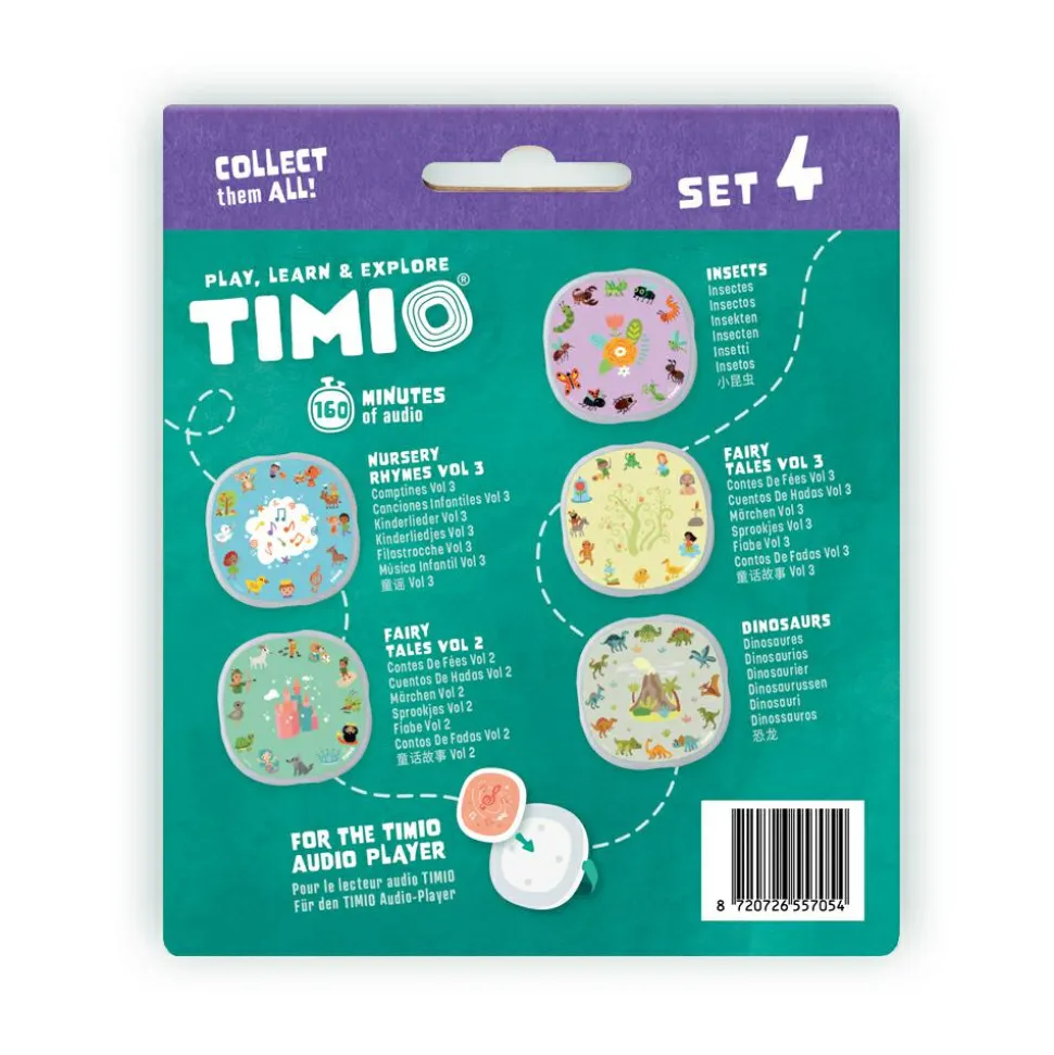 TIMIO tilbehør - Disc sæt 4