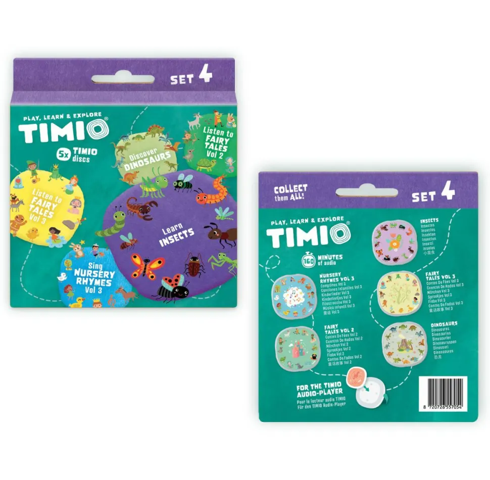 TIMIO tilbehør - Disc sæt 4