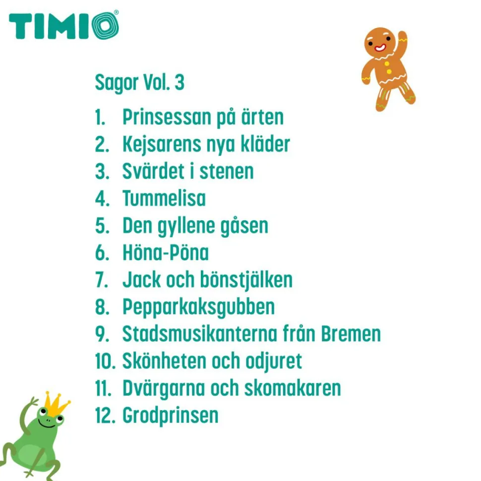 TIMIO tilbehør - Disc sæt 4