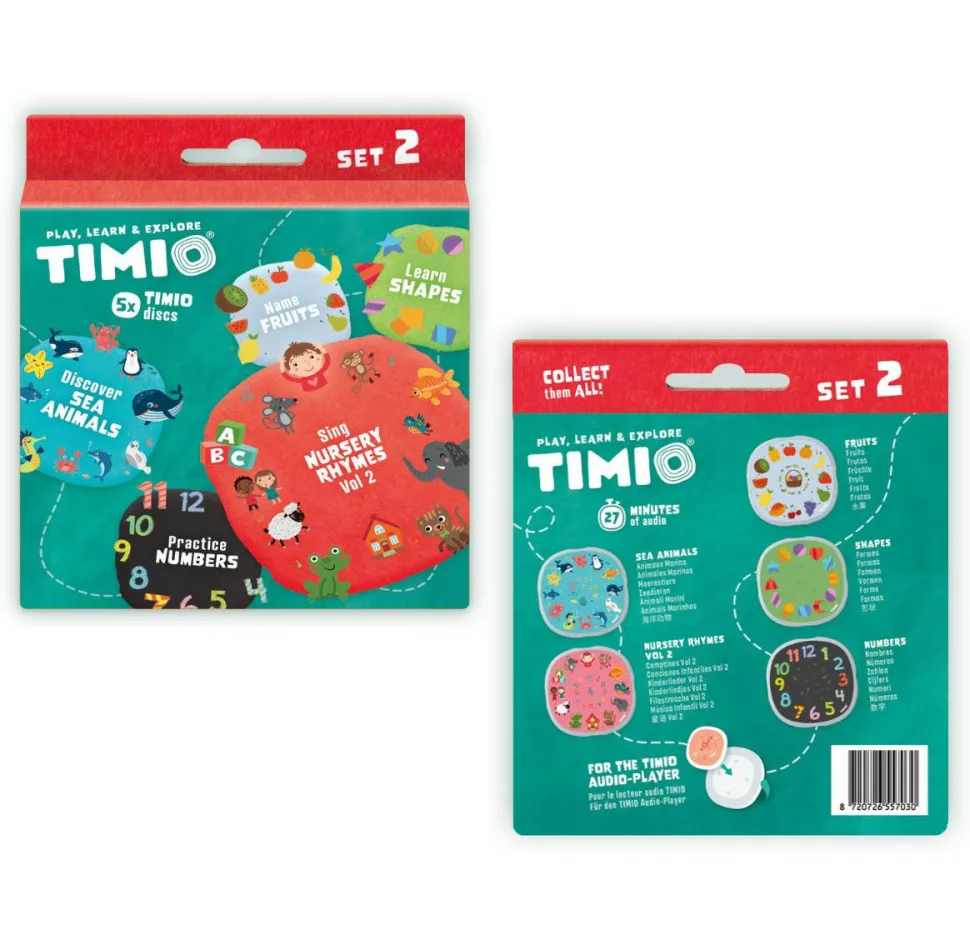 TIMIO tilbehør - Disc sæt 2