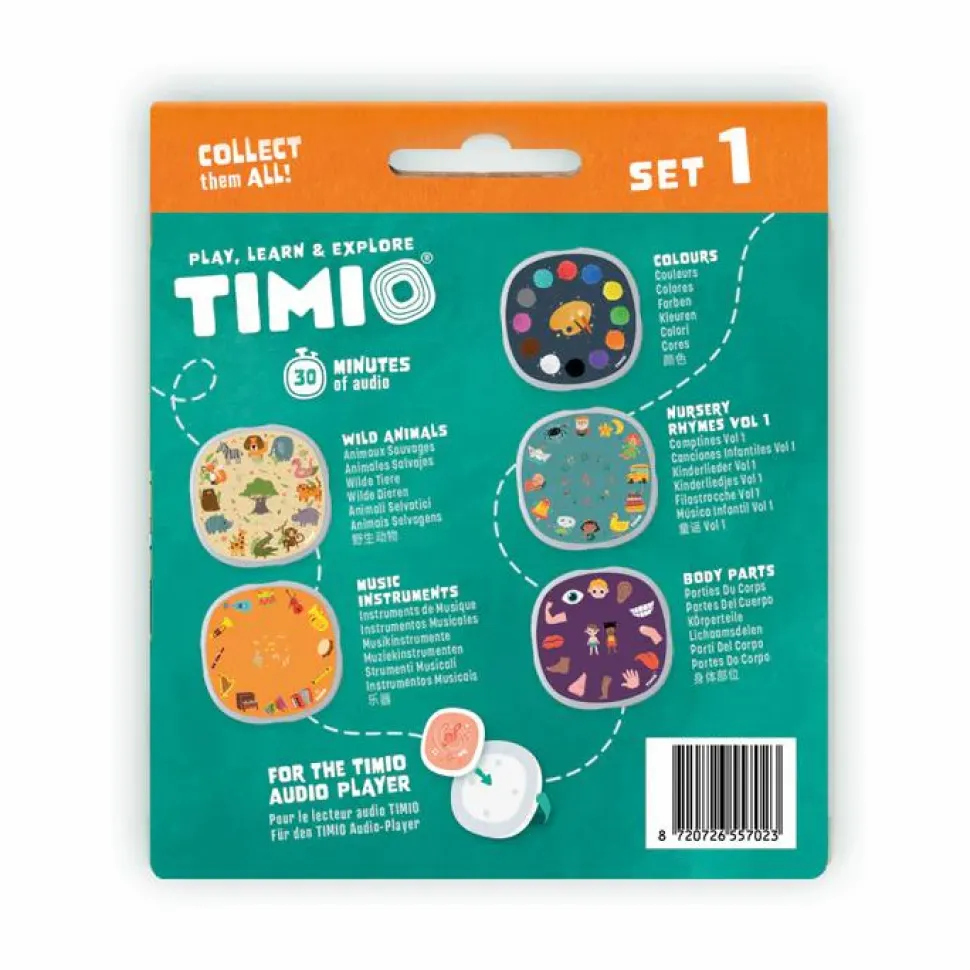 TIMIO tilbehør - Disc sæt 1