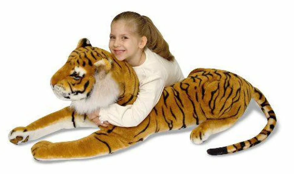 Tøjdyr i plys - Tiger