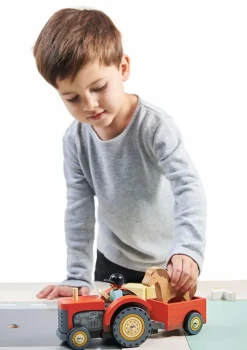 Traktor med anhænger
