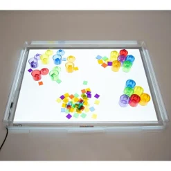 Transparent bakke til lyspanel A2
