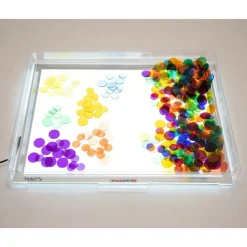 Transparent bakke til lyspanel A3