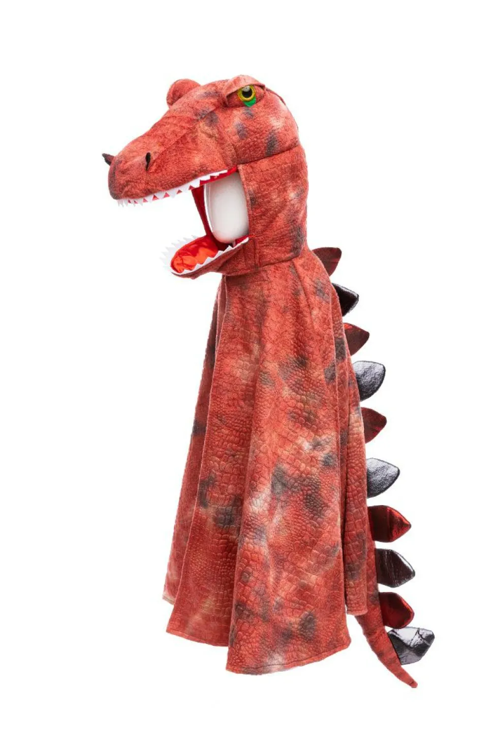 T-Rex kappe med klør - Rød, str. 4-6 år