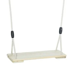 Trægynge 44 x 17,5 cm - 6 meter (beige reb)