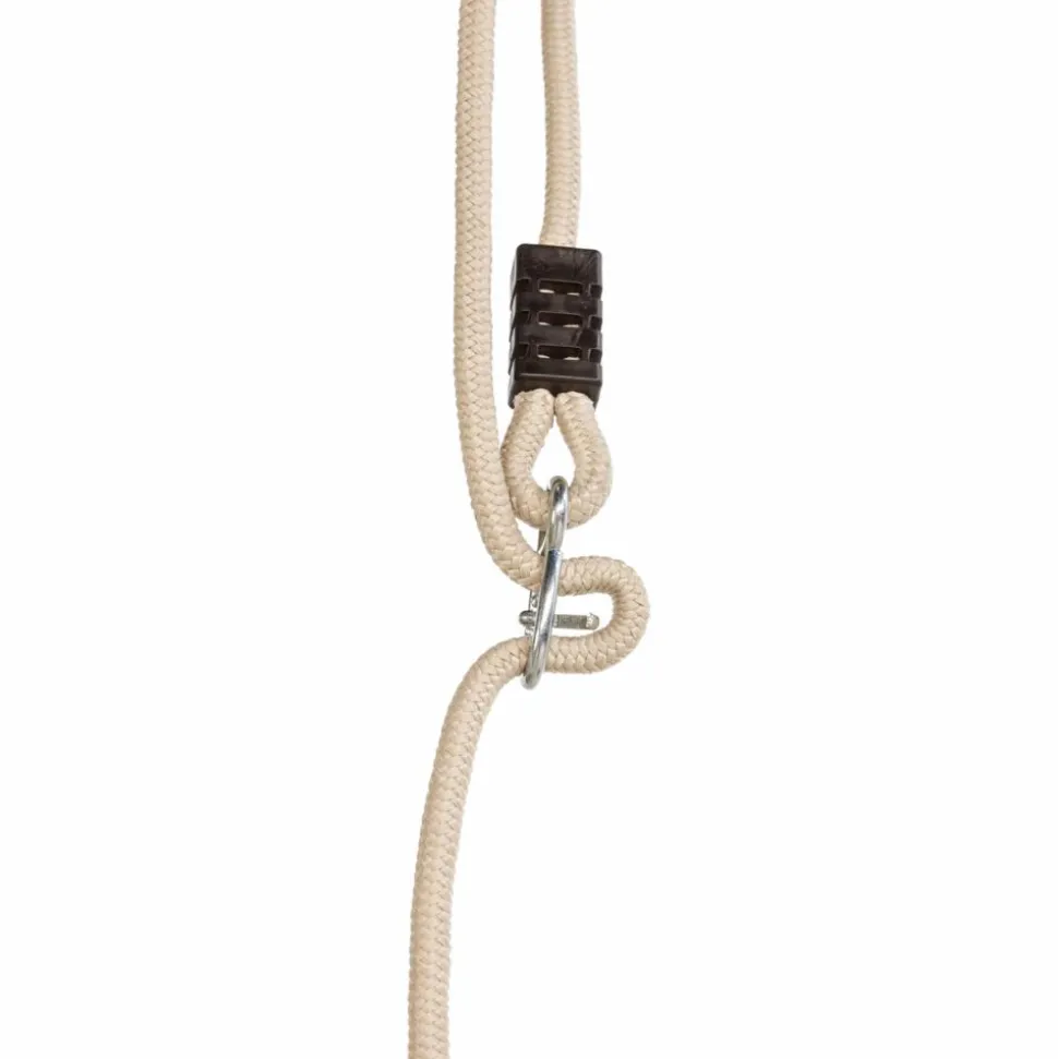 Trægynge 44 x 17,5 cm - 6 meter (beige reb)