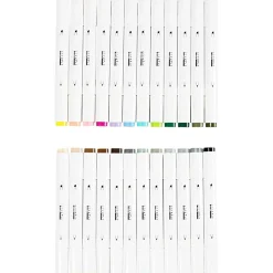 Twin Markers - Natur & pastel, 24 stk