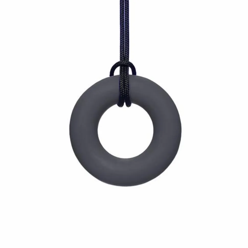 Tyggesmykke, Ring - Ekstra hård, Mørkegrå