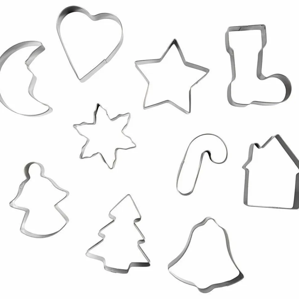 Udstiksforme - Julemotiver, 10 stk