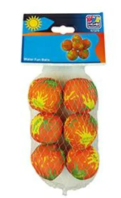 Vandbombebolde  Ø4 cm - 6 stk