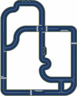 Vilacity - Dobbeltsidet bilbane, 42 dele