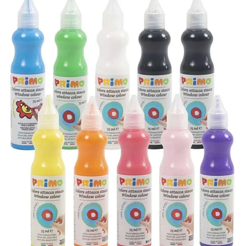 Vinduesmaling 10 x 75 ml.