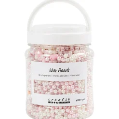Voksperler i spand - Pastel, 6.000+ stk