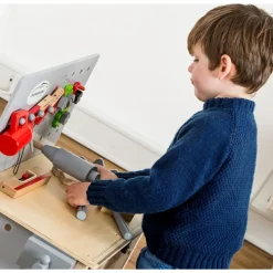 Værkstedsbænk i træ