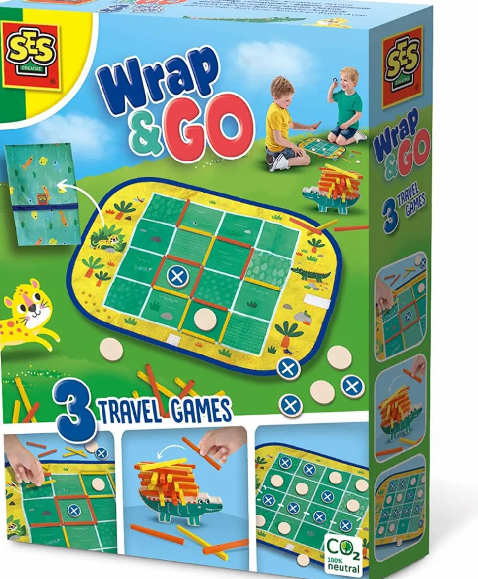Wrap&Go - Fire på stribe, Stablespil og Kvadrater