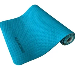 Yogamåtte 183 x 61 cm - Blå/Grå